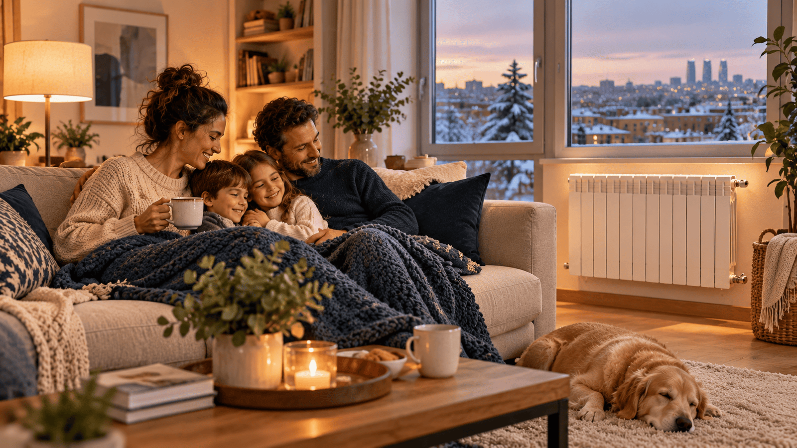 Hogar confortable con calefacción en Madrid Sur
